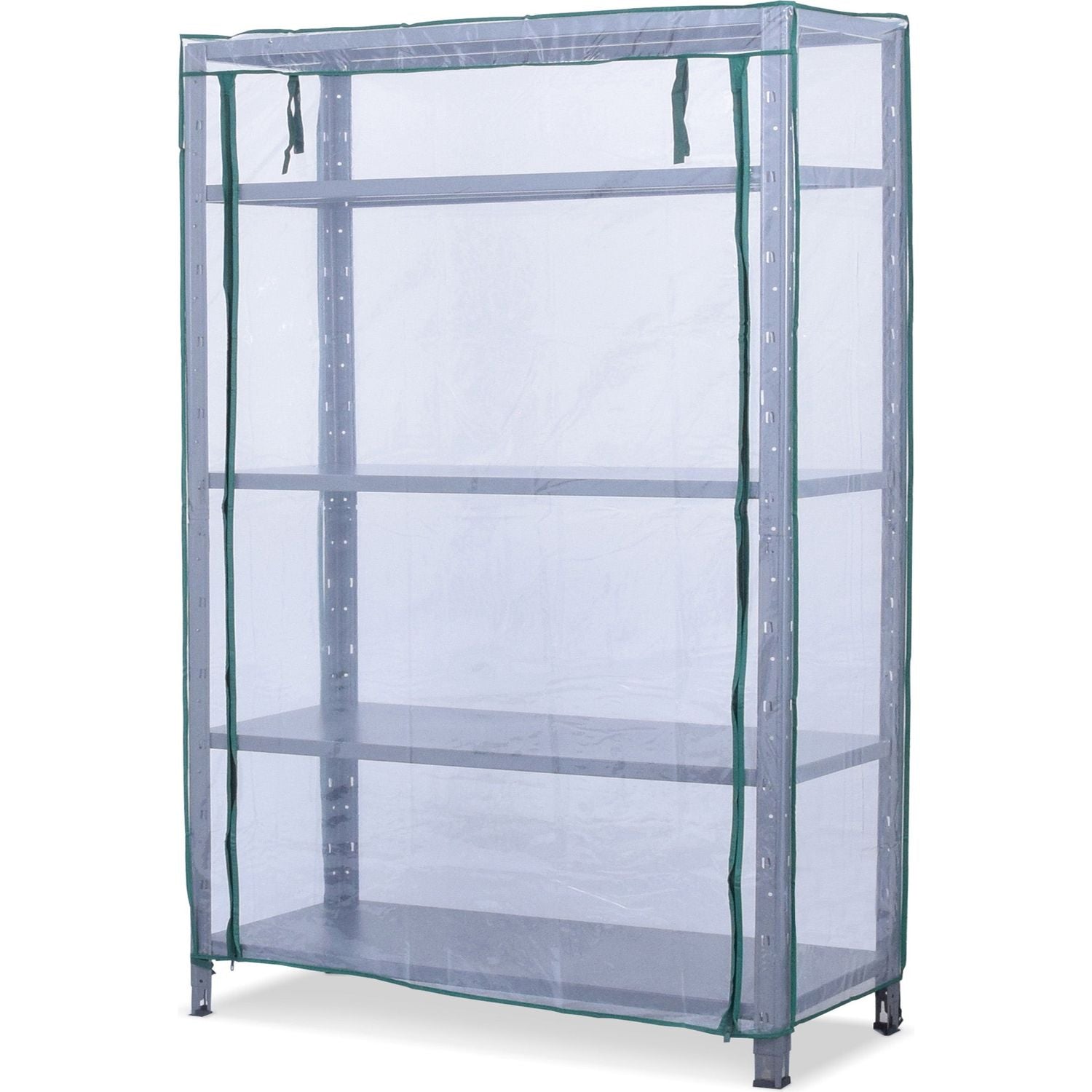 DOMOLIVING - Custodia Protettiva Trasparente per scaffali - 205/195x120x50 cm
